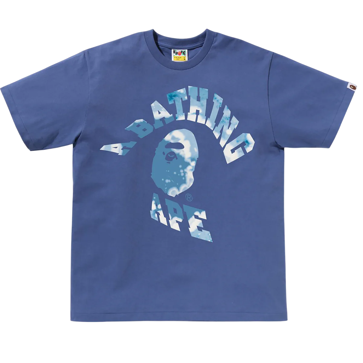 BAPE A Bathing Ape Dyed Tee Blue