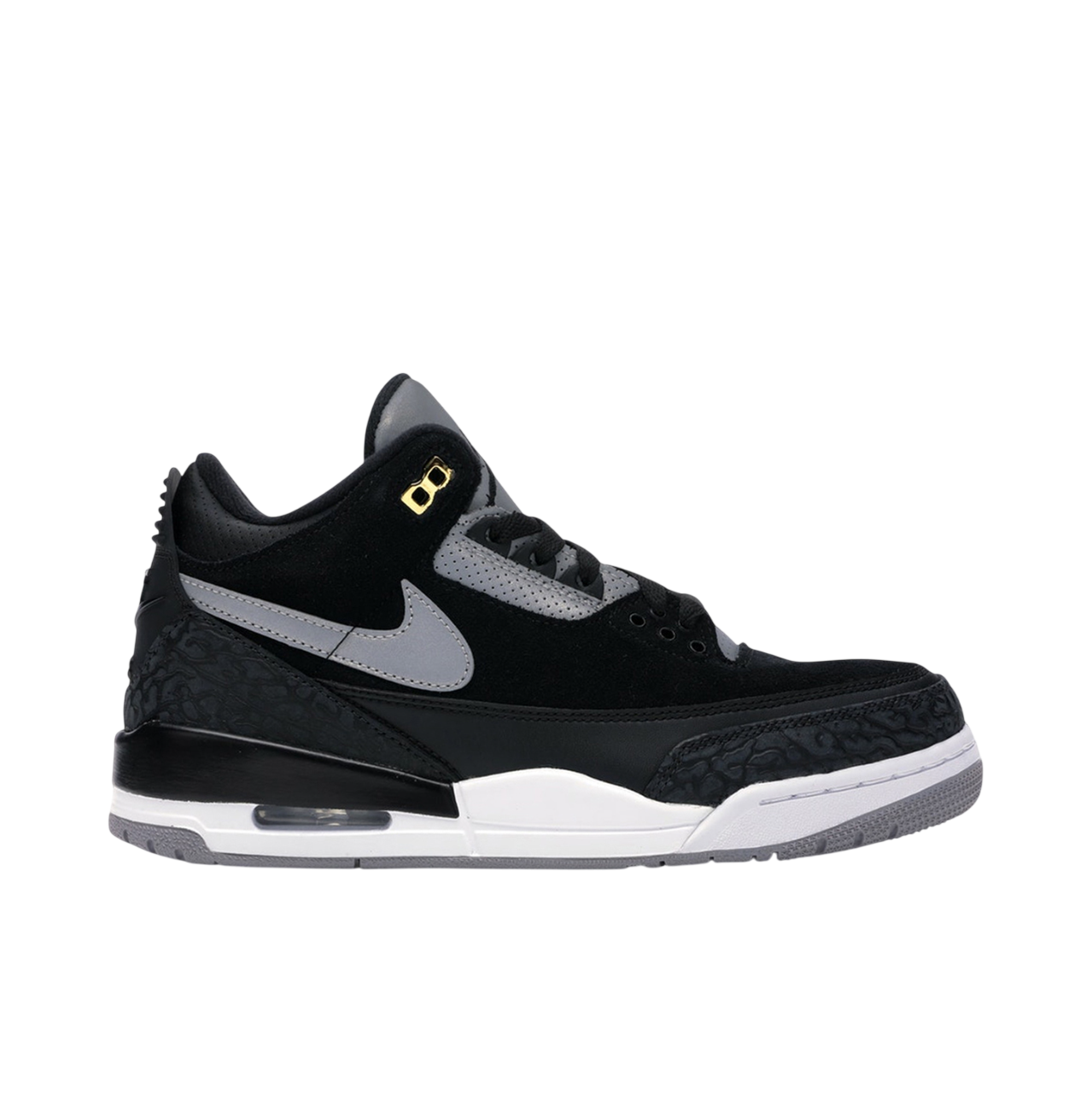 Jordan 3 Black Cement Gold Tinker