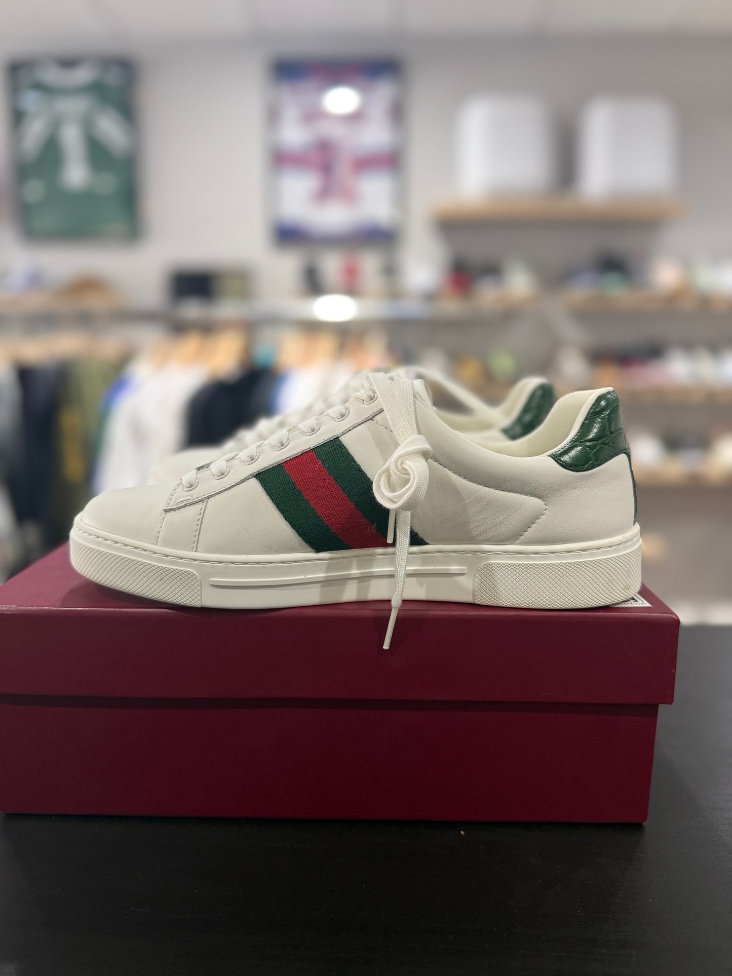 Gucci Ace Sneaker White/Green