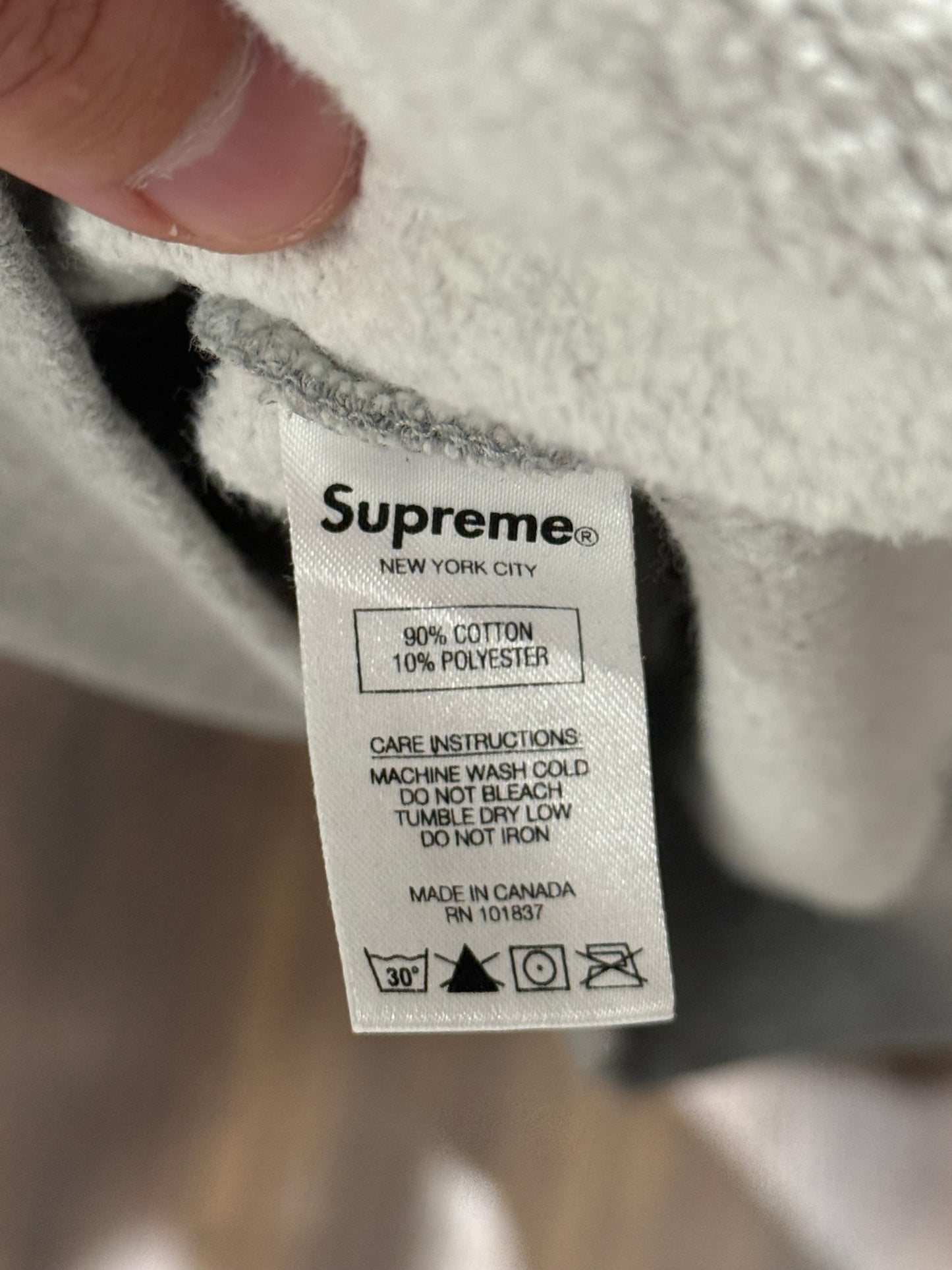 Supreme x Dr. Seuss Cat in the Hat Hooded Sweatshirt Heather Grey