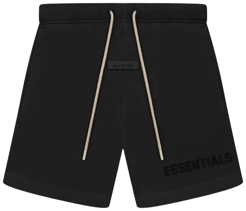 Essentials Drawstring Sweatshort Jet Black