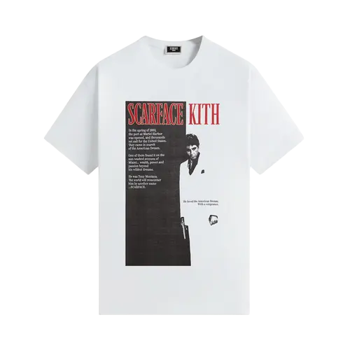 Kith x Scarface Film Poster Vintage Tee White