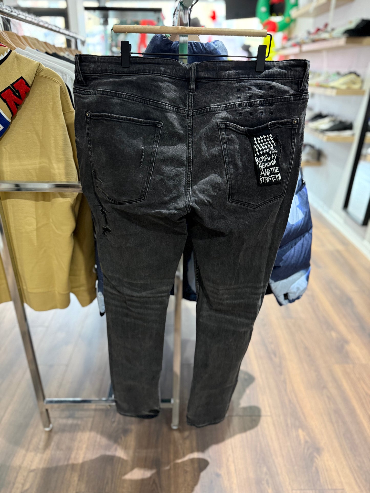 Ksubi Black Distressed Jeans