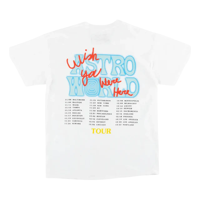 Travis Scott No Bystanders Tee White