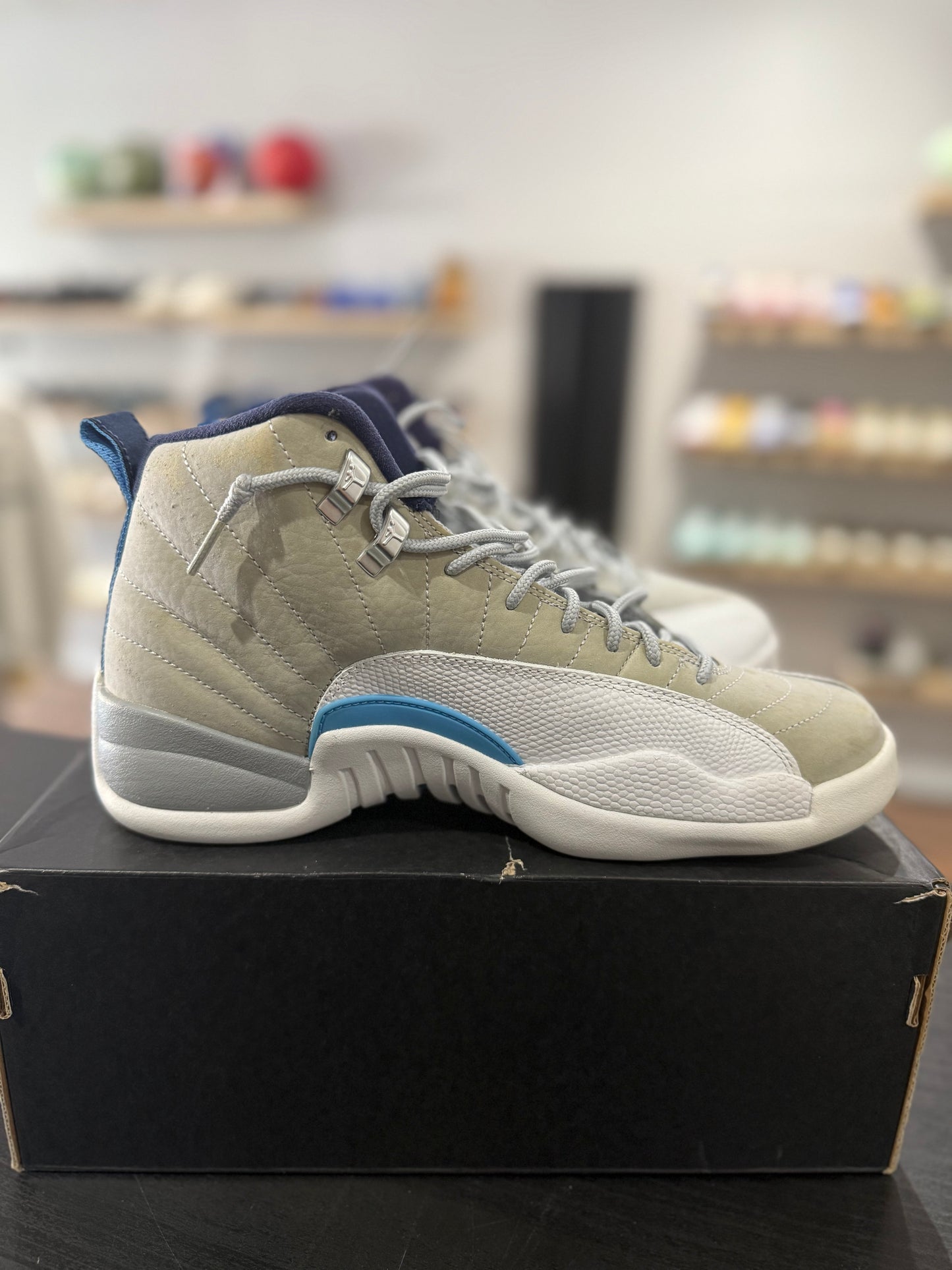Jordan 12 Grey University Blue (Used)