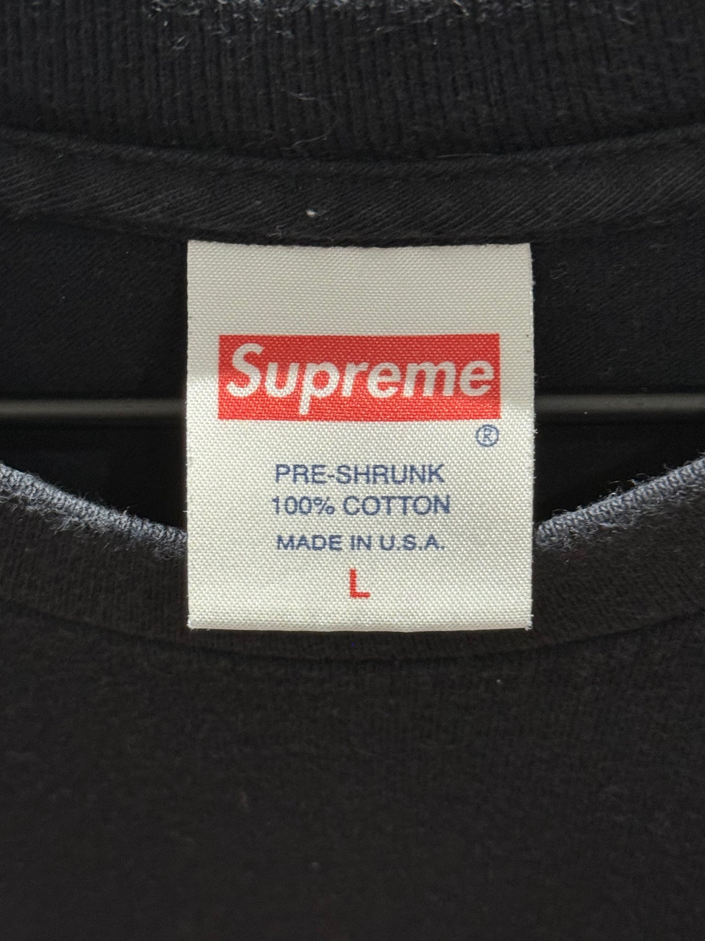 Supreme Spin Top Tee Black