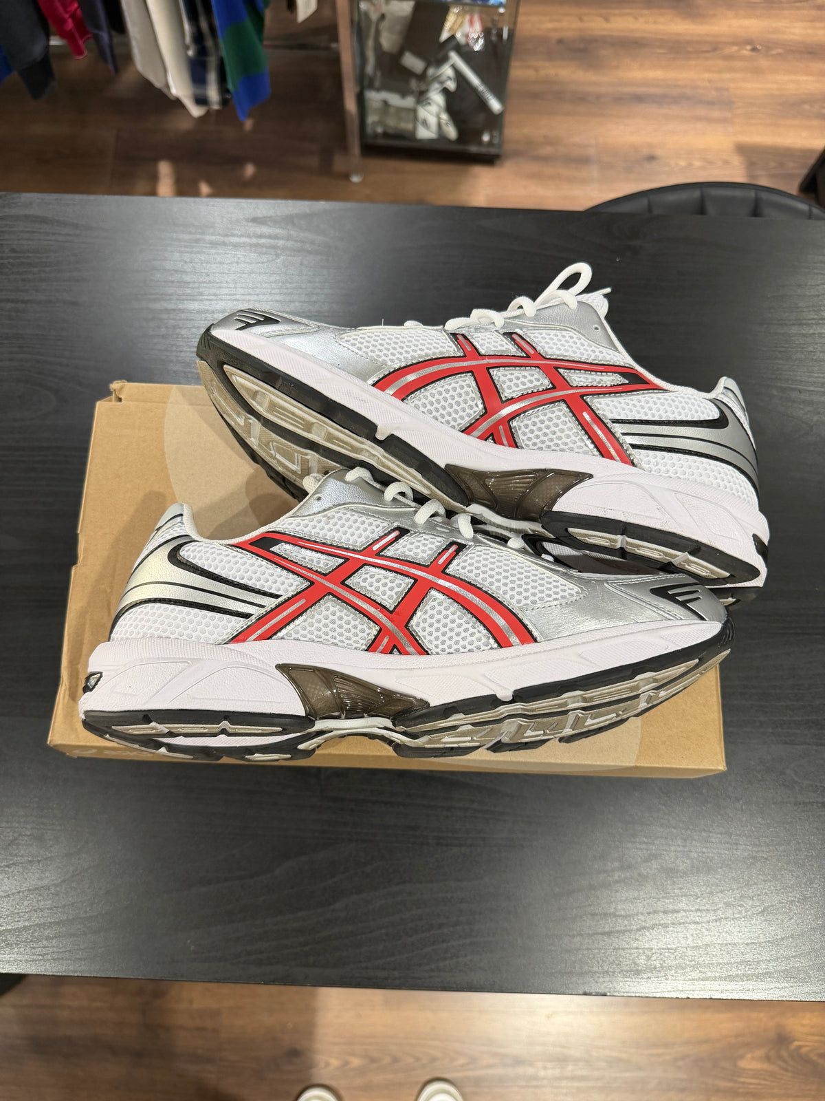 Asics Gel-1130 White/Red Snapper