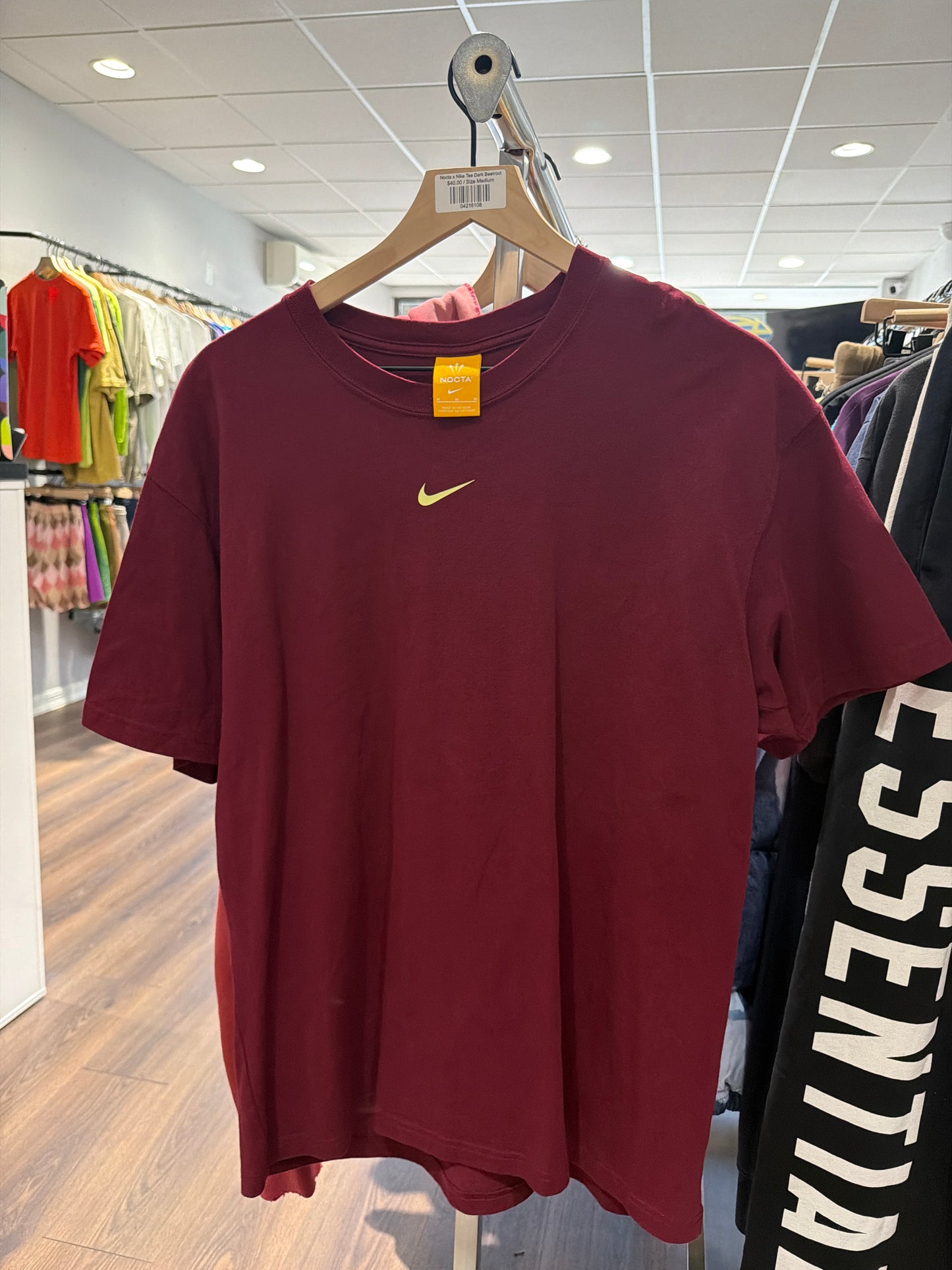 Nocta x Nike Tee Dark Beetroot