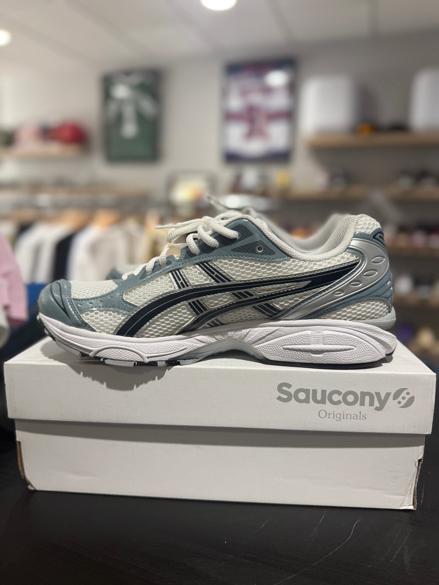 Asics Gel-Kayano 14 White Fjord Grey