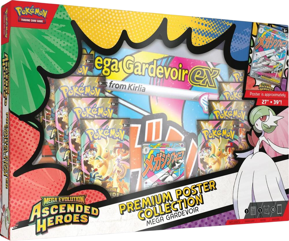 Pokémon TCG: Ascended Heroes – Premium Poster Collection Mega Gardevoir