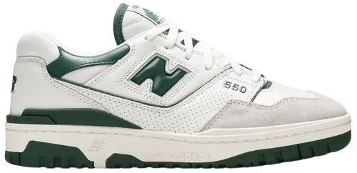White Green New Balance 550