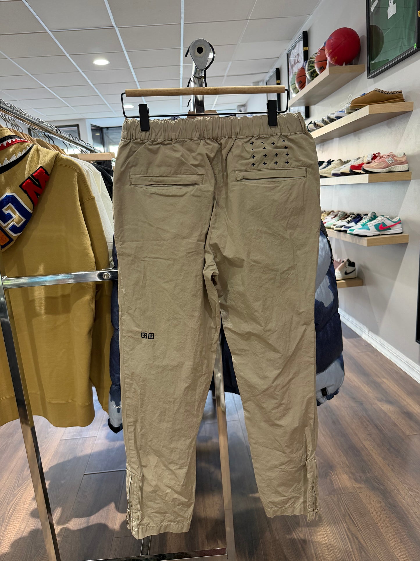 Ksubi Nylon Cargo Pants Tan