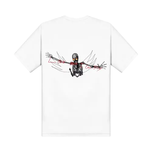 Travis Look Mom I Can Fly Tee White