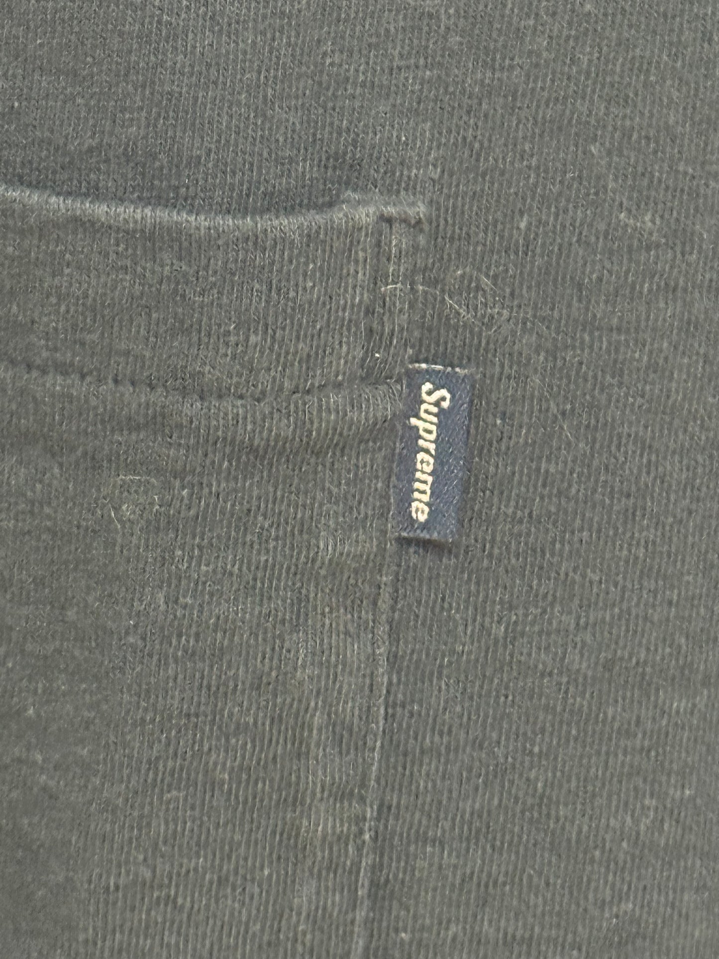 Supreme Long Sleeve Pocket Tee Navy