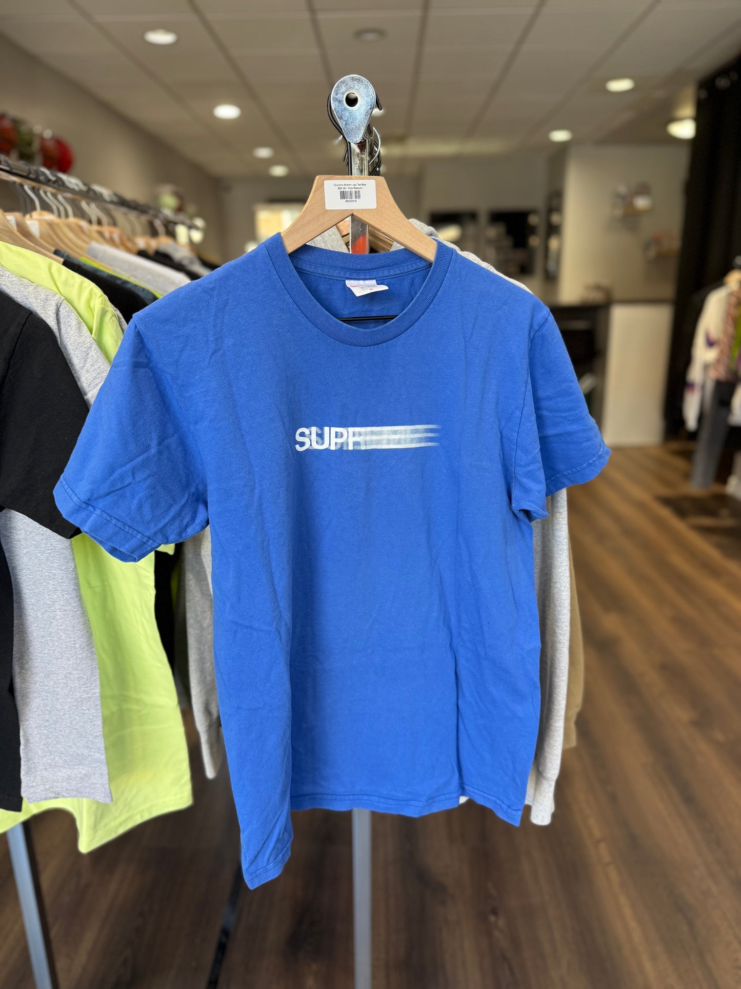 Supreme Motion Logo Tee Blue