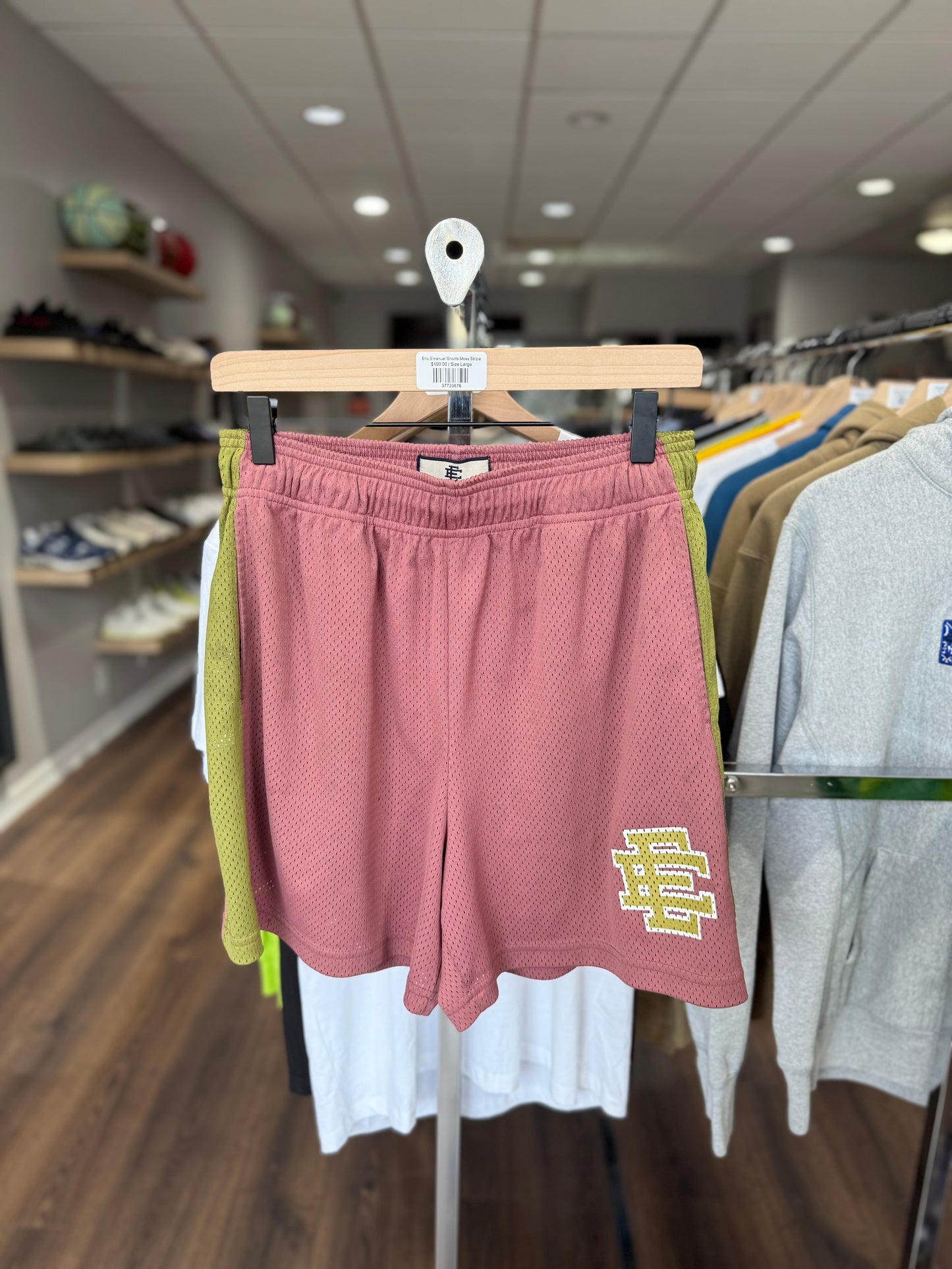 Eric Emanuel Shorts Moss Stripe