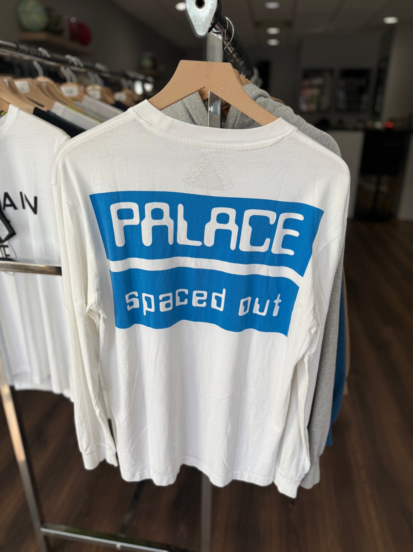 Palace Moon Long Sleeve Tee White