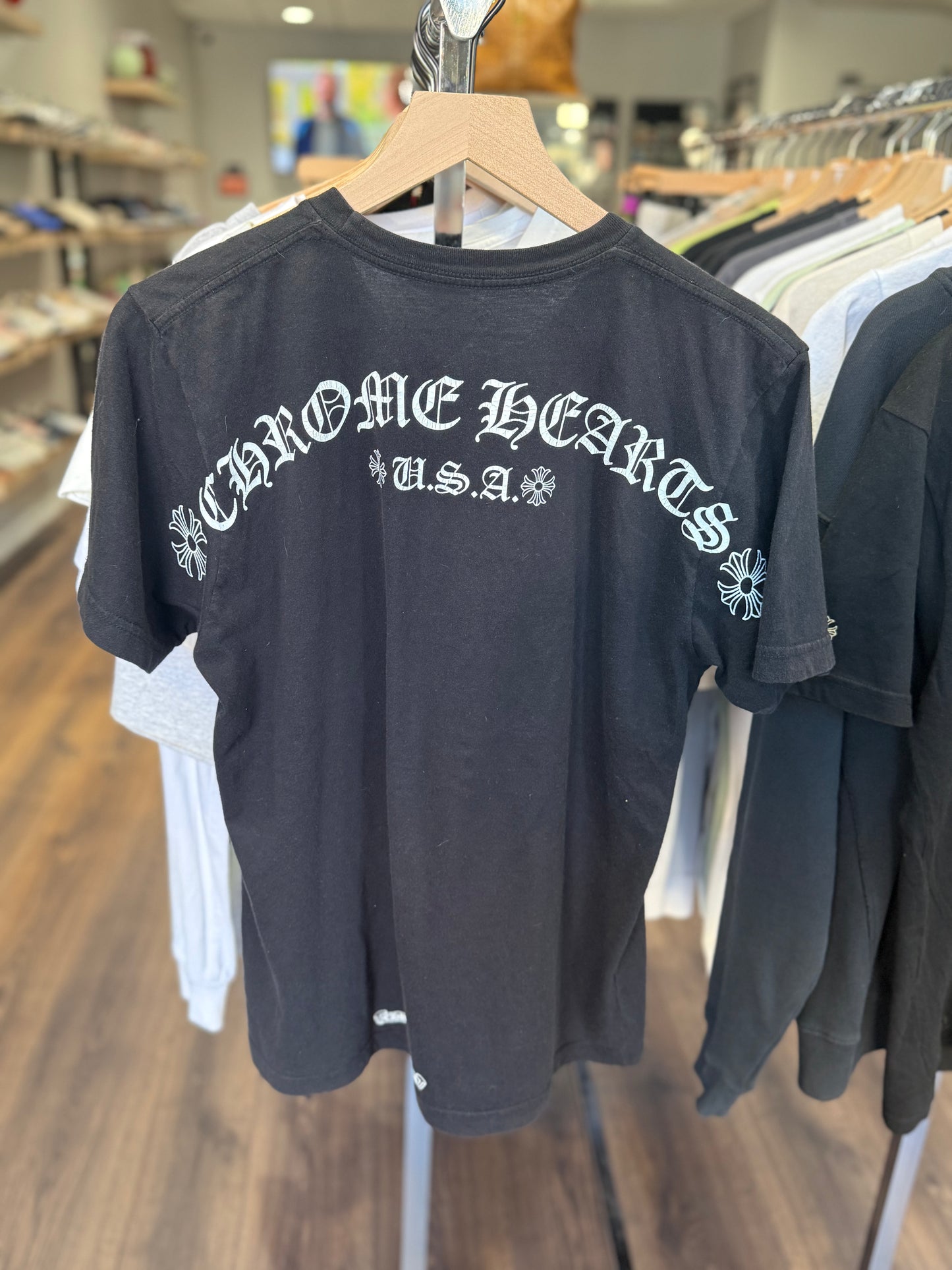Chrome Hearts Scroll Tee Black