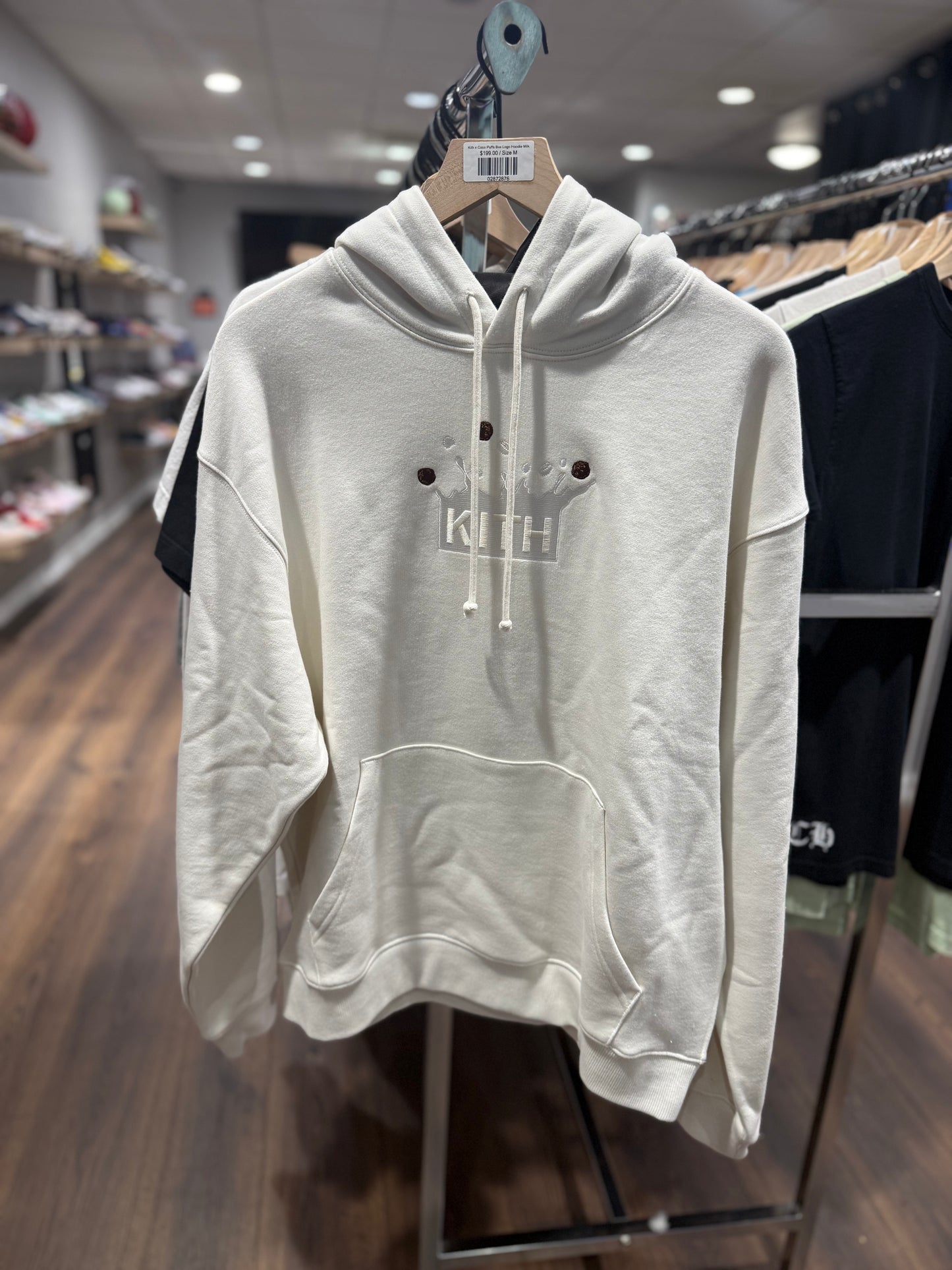 Kith x Coco Puffs Box Logo Hoodie Milk