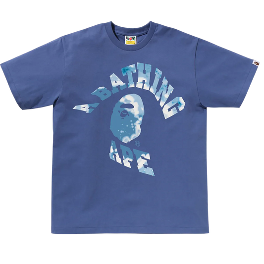 BAPE A Bathing Ape Dyed Tee Blue