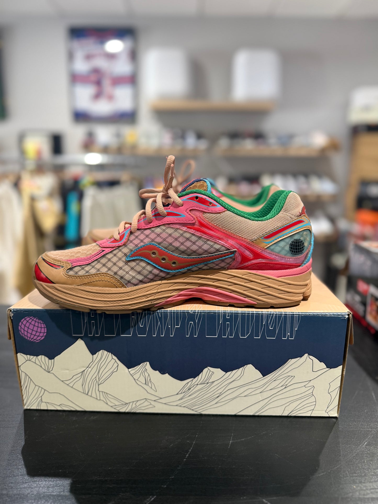 Jae Tips x Saucony ProGrid Omni 9 To Do List - Tan