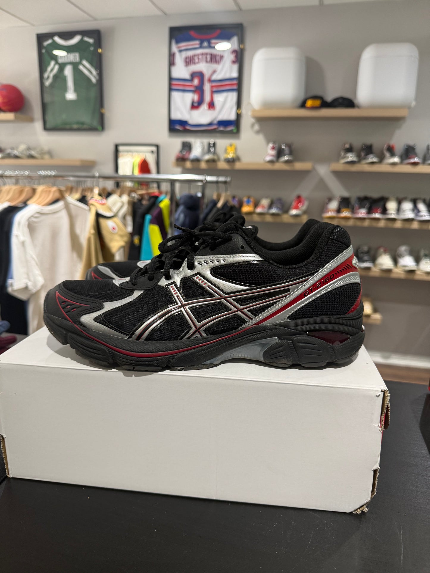 ASICS GT 2160 'BLACK PURE SILVER RED'
