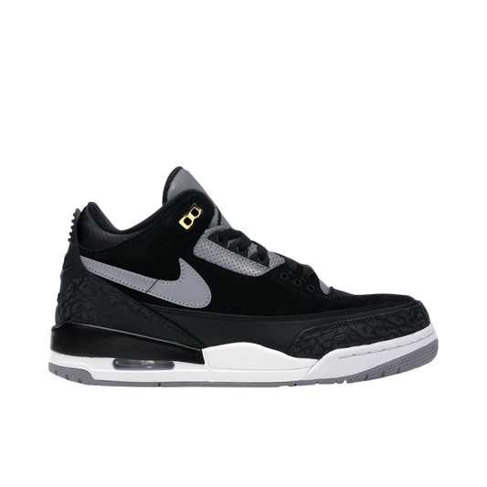Jordan 3 Black Cement Gold Tinker