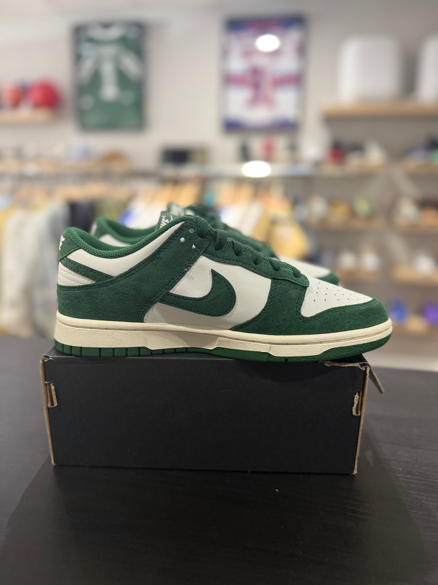 Dunk Low Gorge Green Gold Swoosh