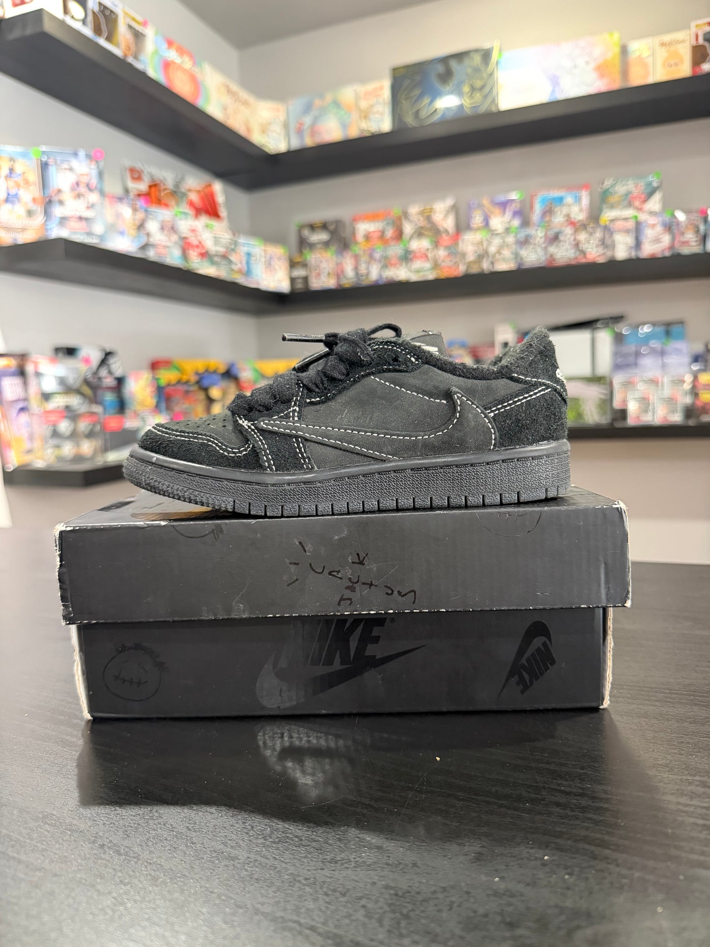 Jordan 1 Low Travis Scott Black Phantom (Ps)