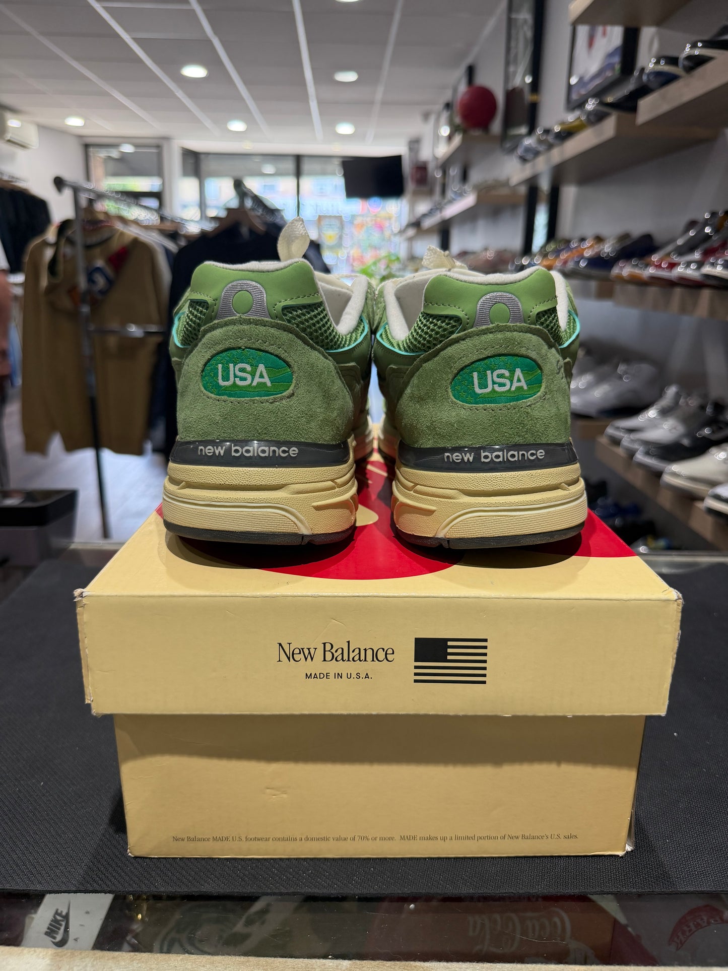 New Balance 993 MiUSA Teddy Santis Chive