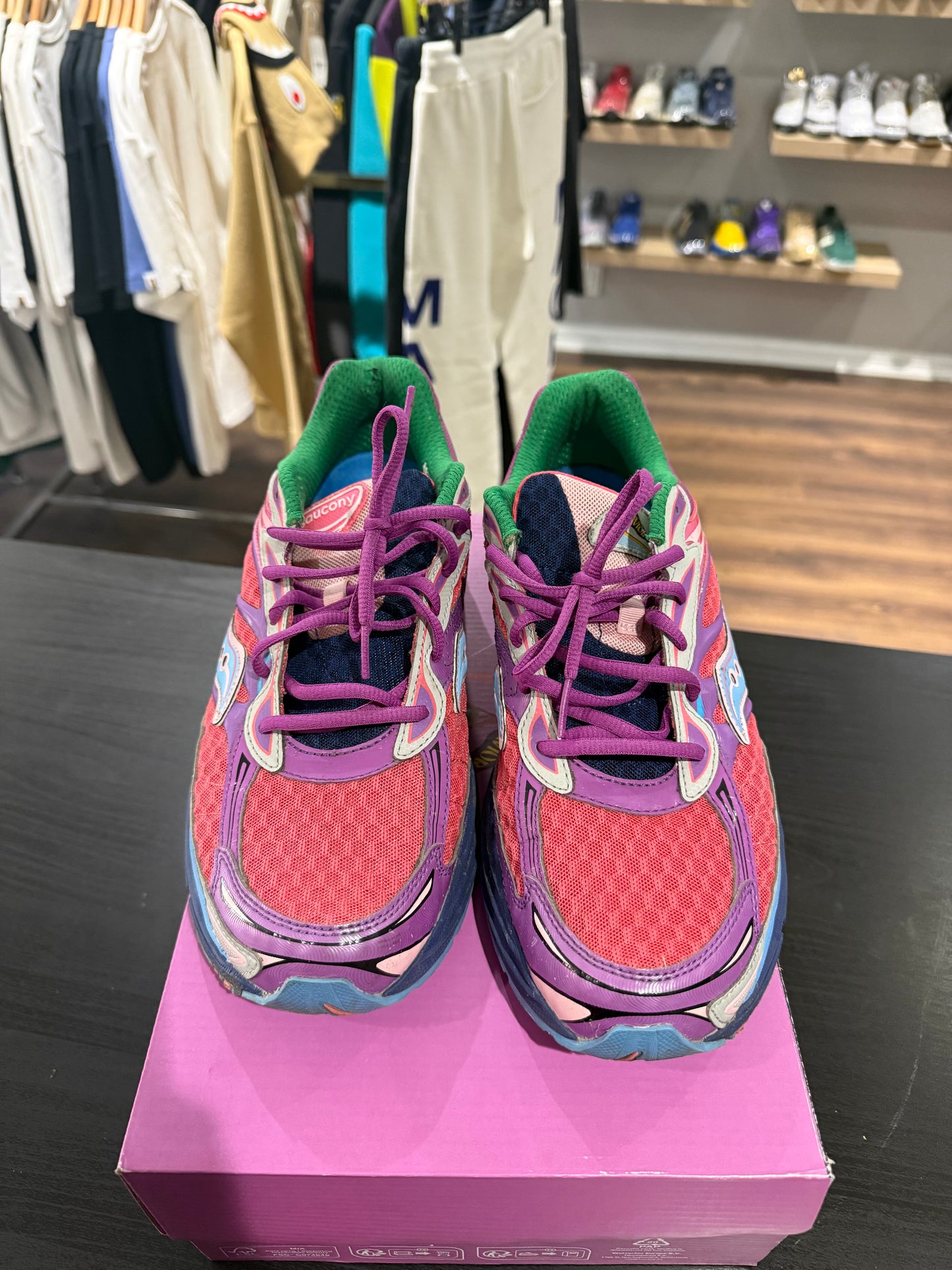 Jae Tips x Saucony ProGrid Omni 9 To Do List Pink