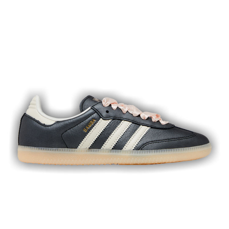 Black Pink Ribbon Laces Samba