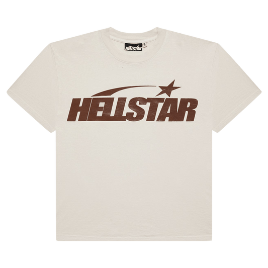 Hellstar Classic T-Shirt Brown/White