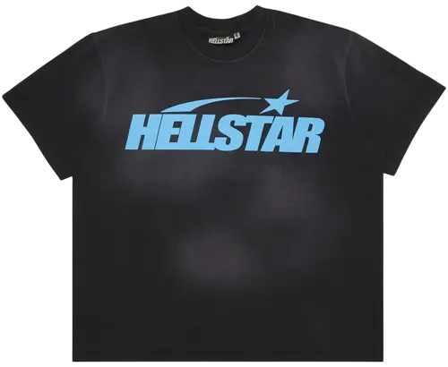Hellstar Classic Tee Black Blue