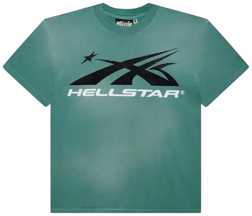 Hellstar Sports Core Logo T-Shirt Green