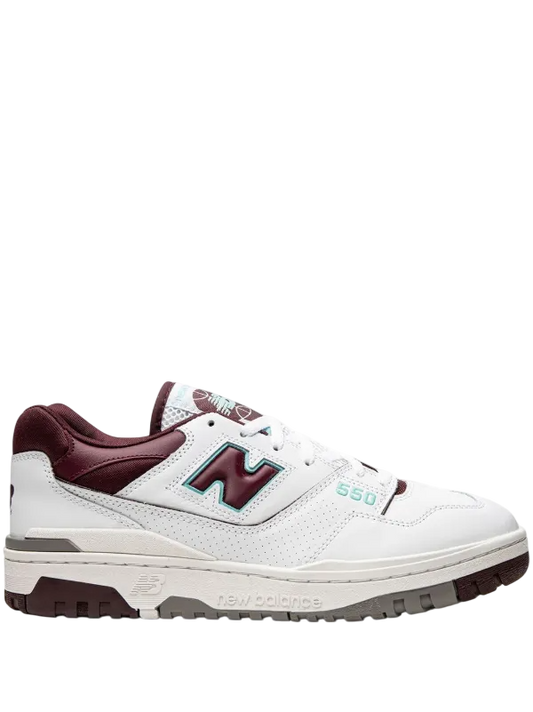 Burgundy Cyan New Balance 550