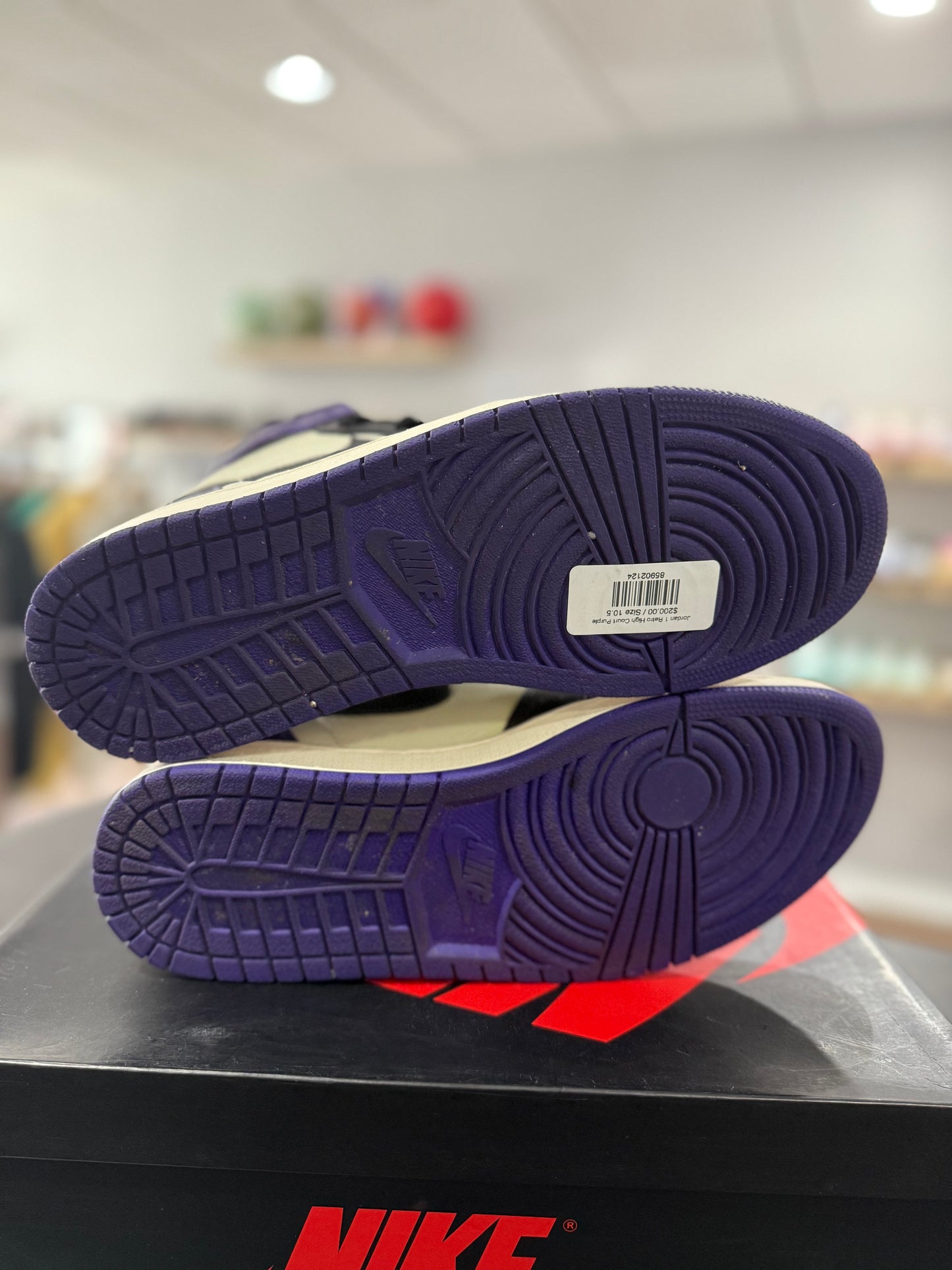 Court Purple Jordan 1 High (Used)