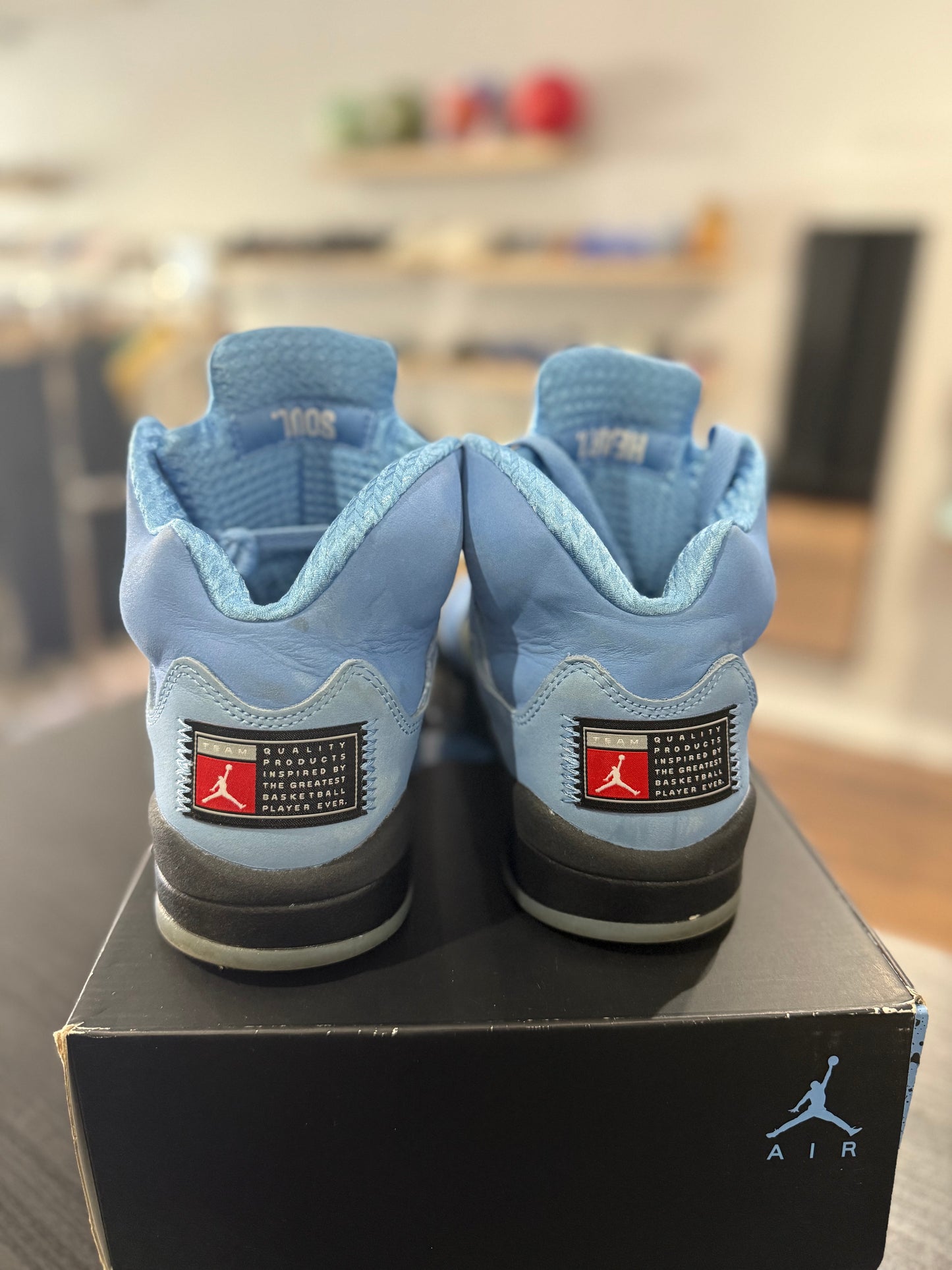 UNC Jordan 5 (Used)