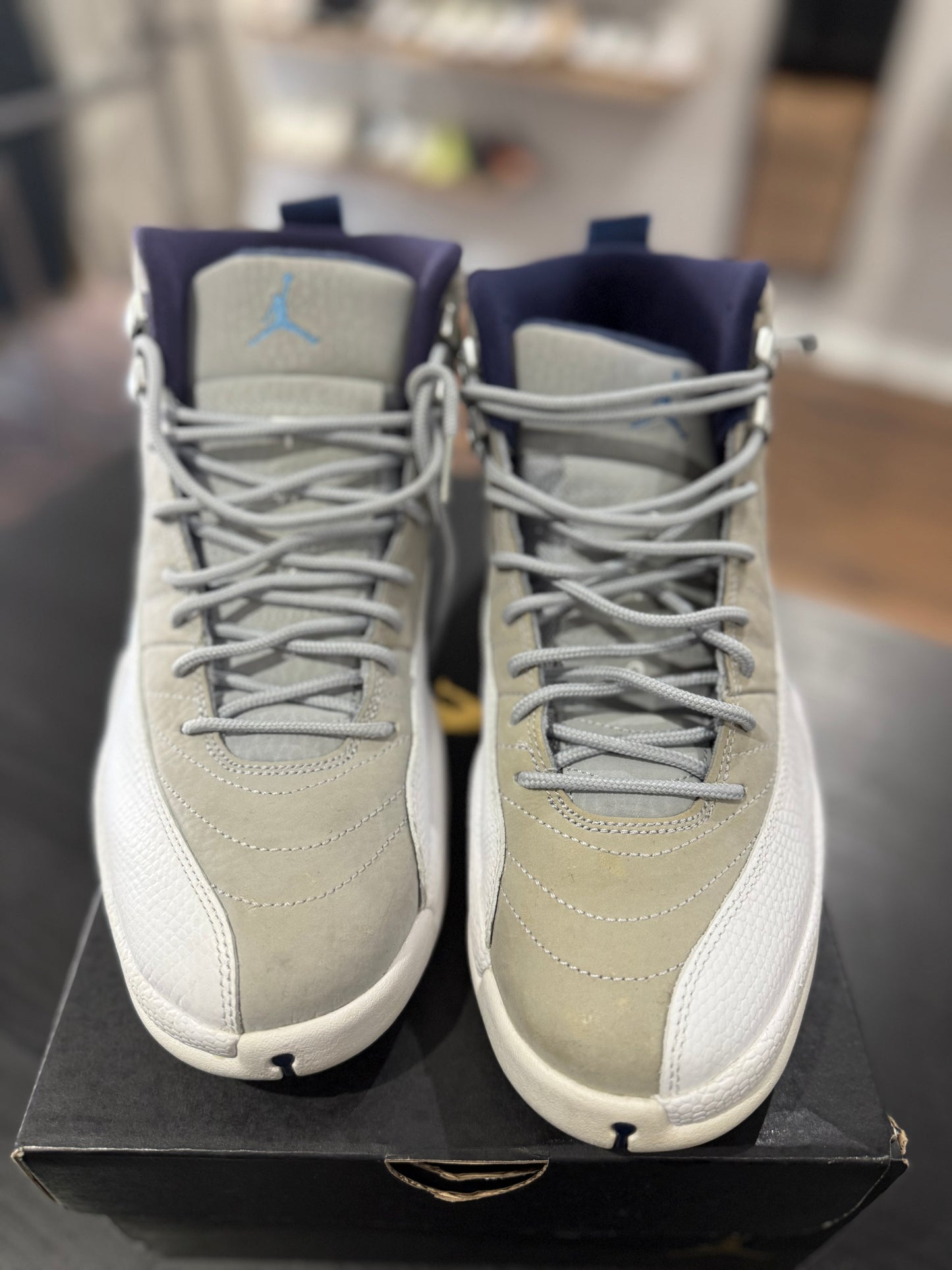 Jordan 12 Grey University Blue (Used)