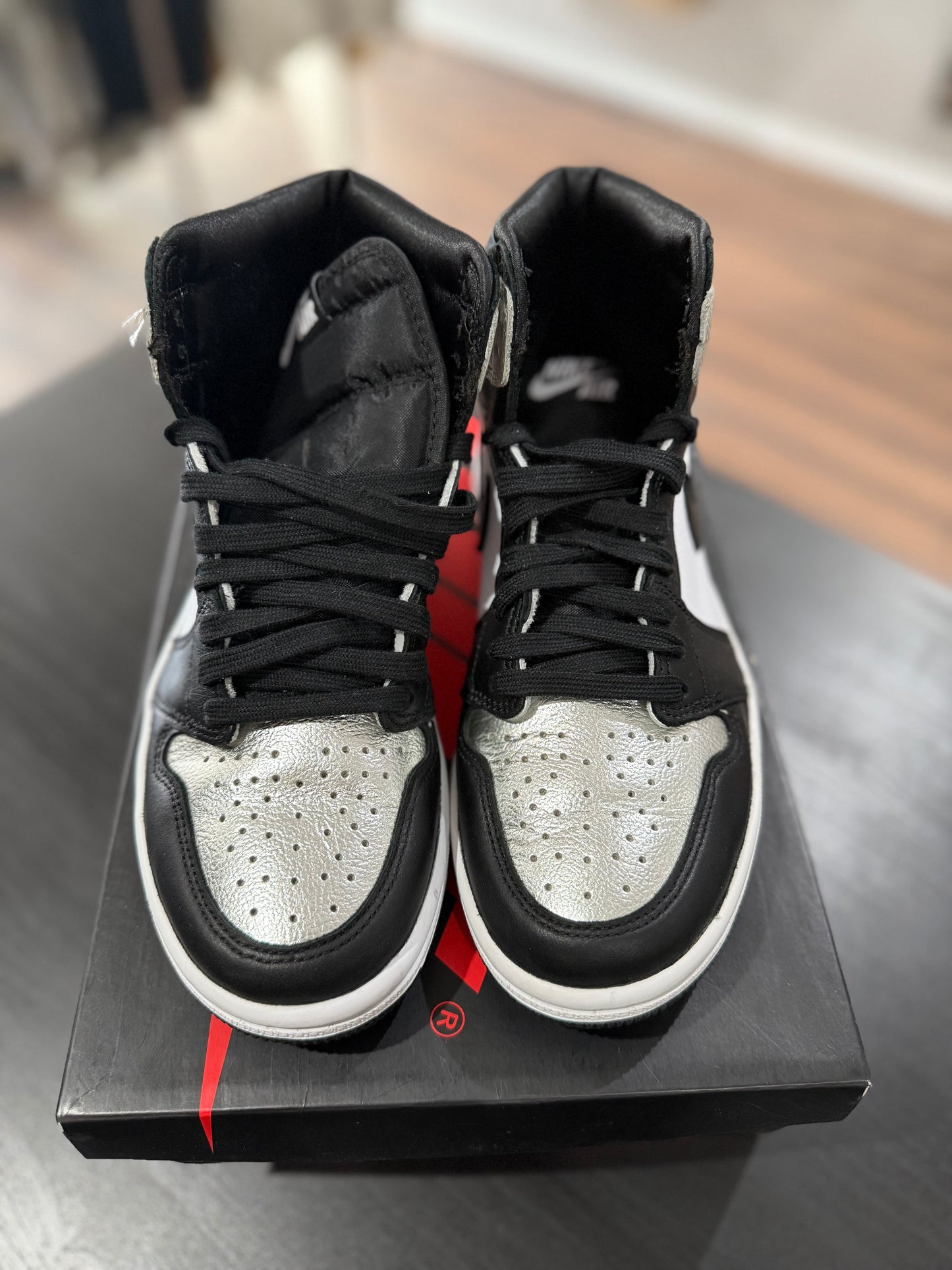 Silver Toe Jordan 1 High (Used)