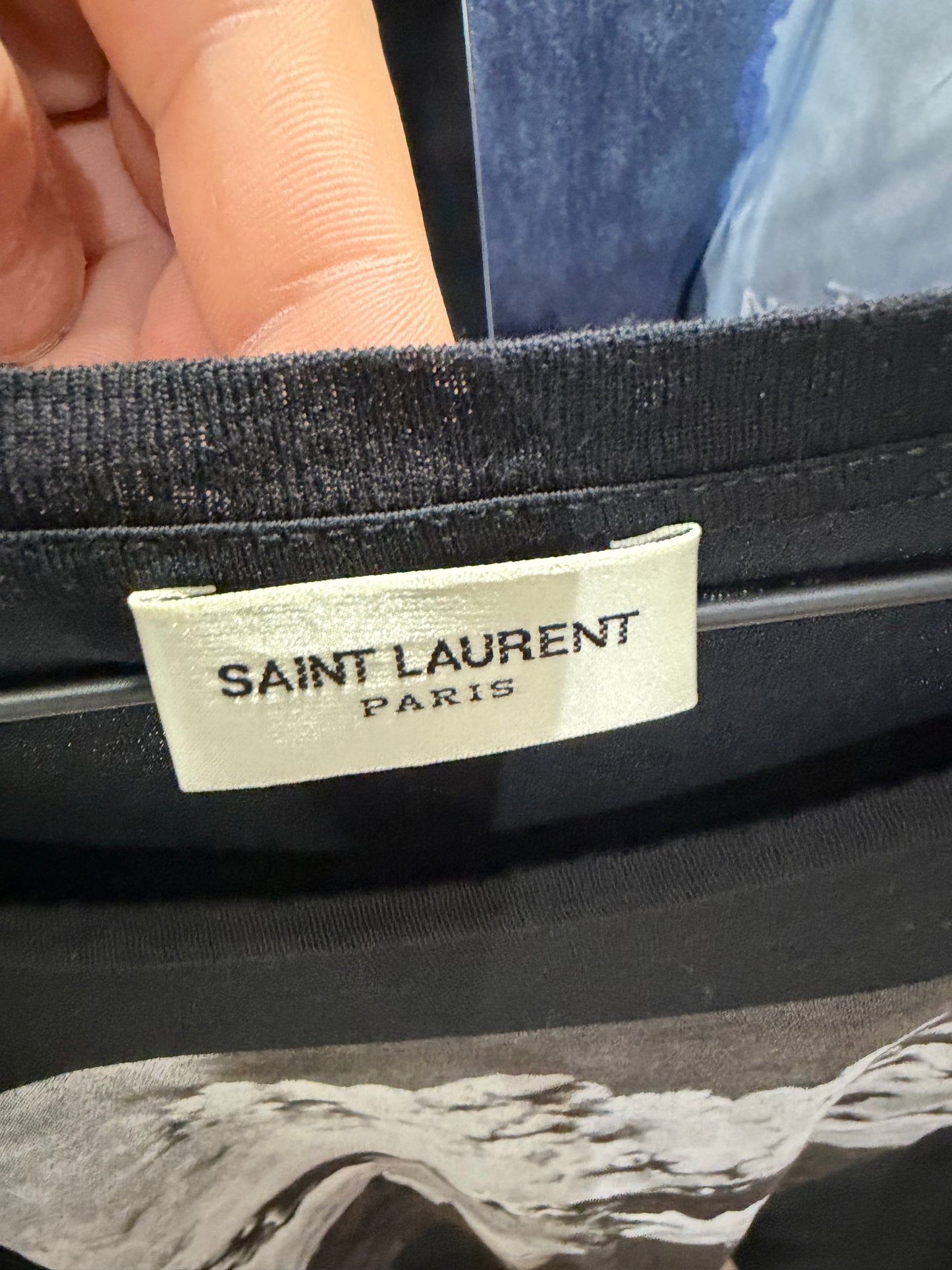 Saint Laurent Explosion Tee Black