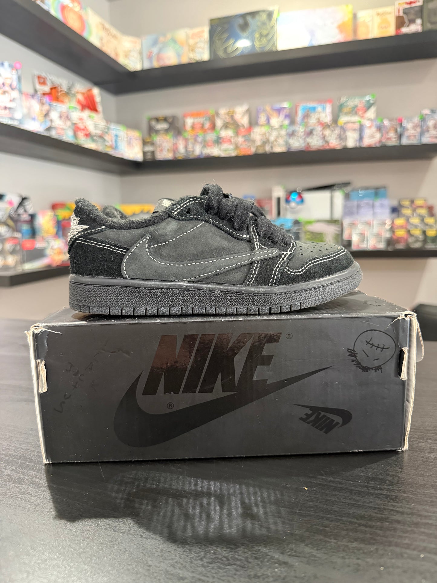 Jordan 1 Low Travis Scott Black Phantom (Ps)