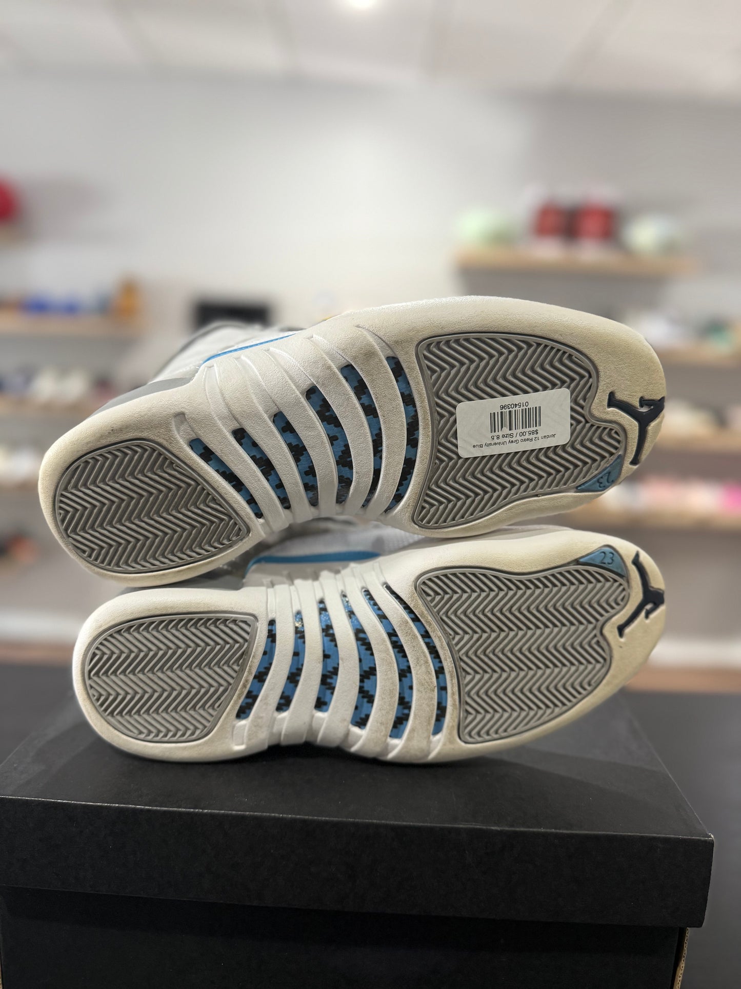Jordan 12 Grey University Blue (Used)