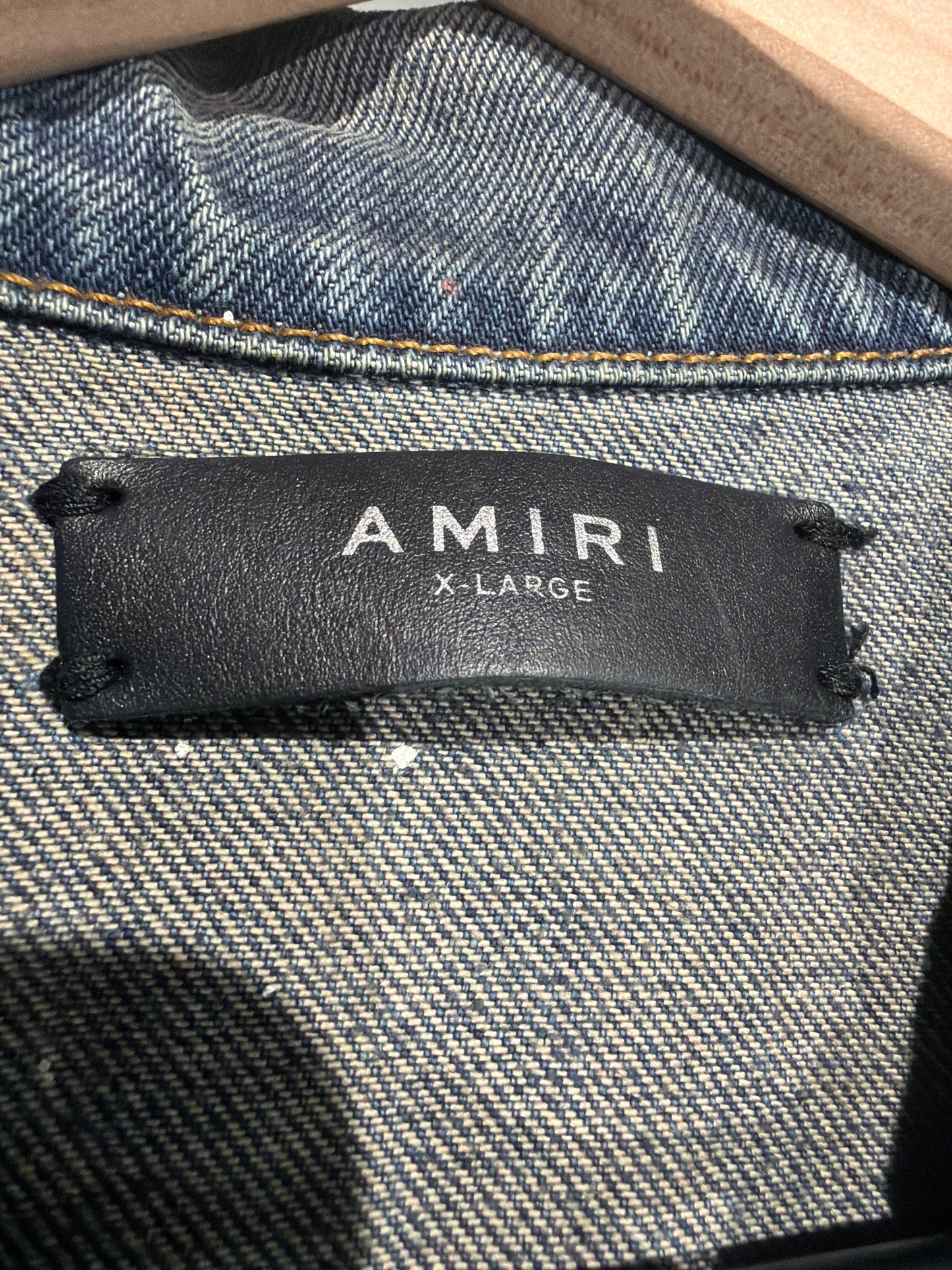 Amiri Ink Dipped Denim Jacket