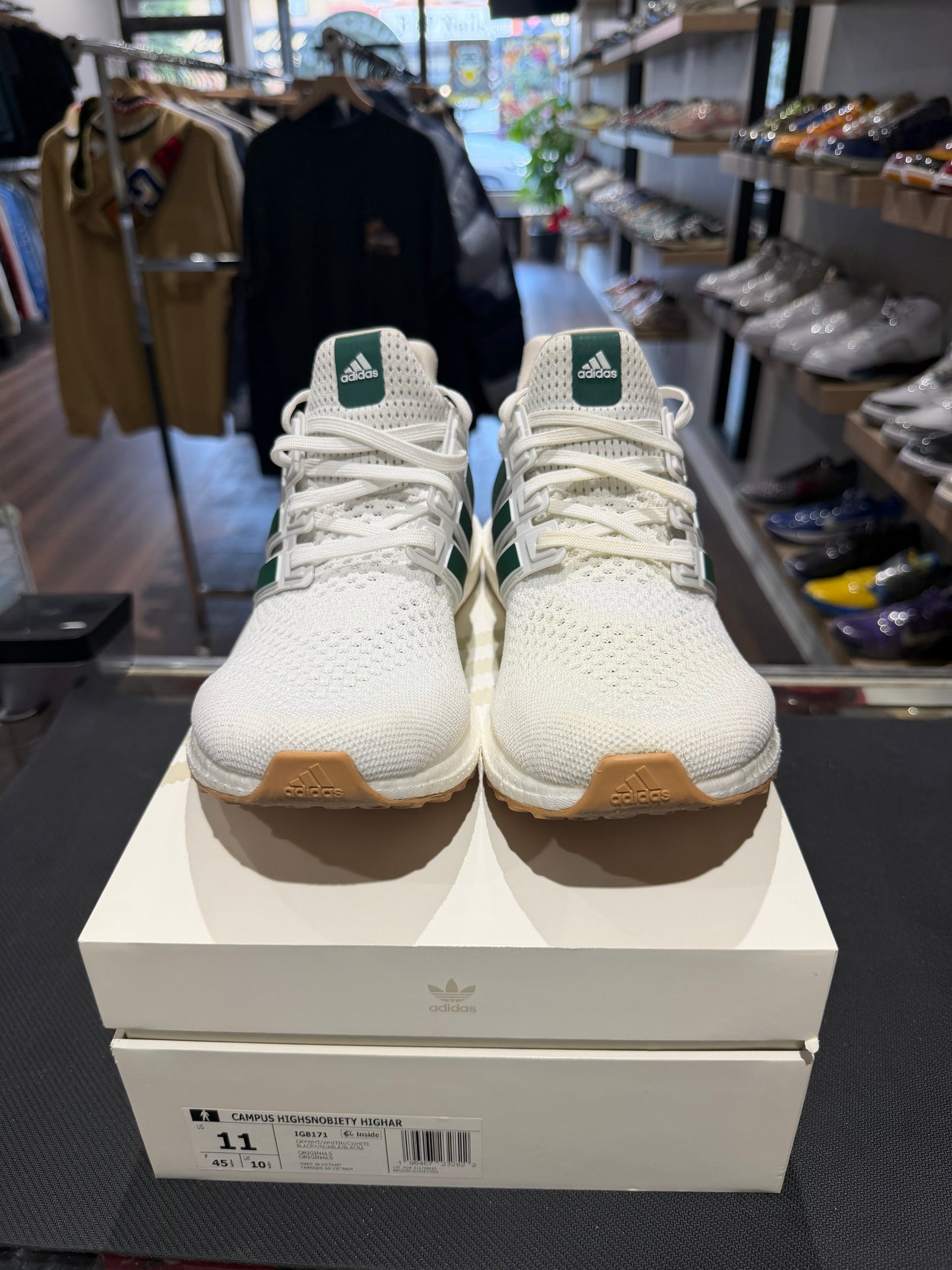 Ultra Boost 1.0 Cloud White/Collegiate Green/Gum