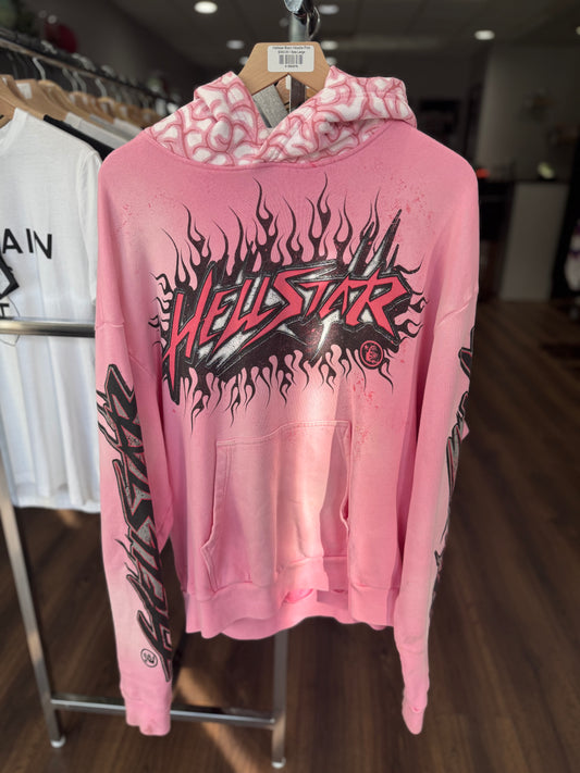 Hellstar Brain Hoodie Pink