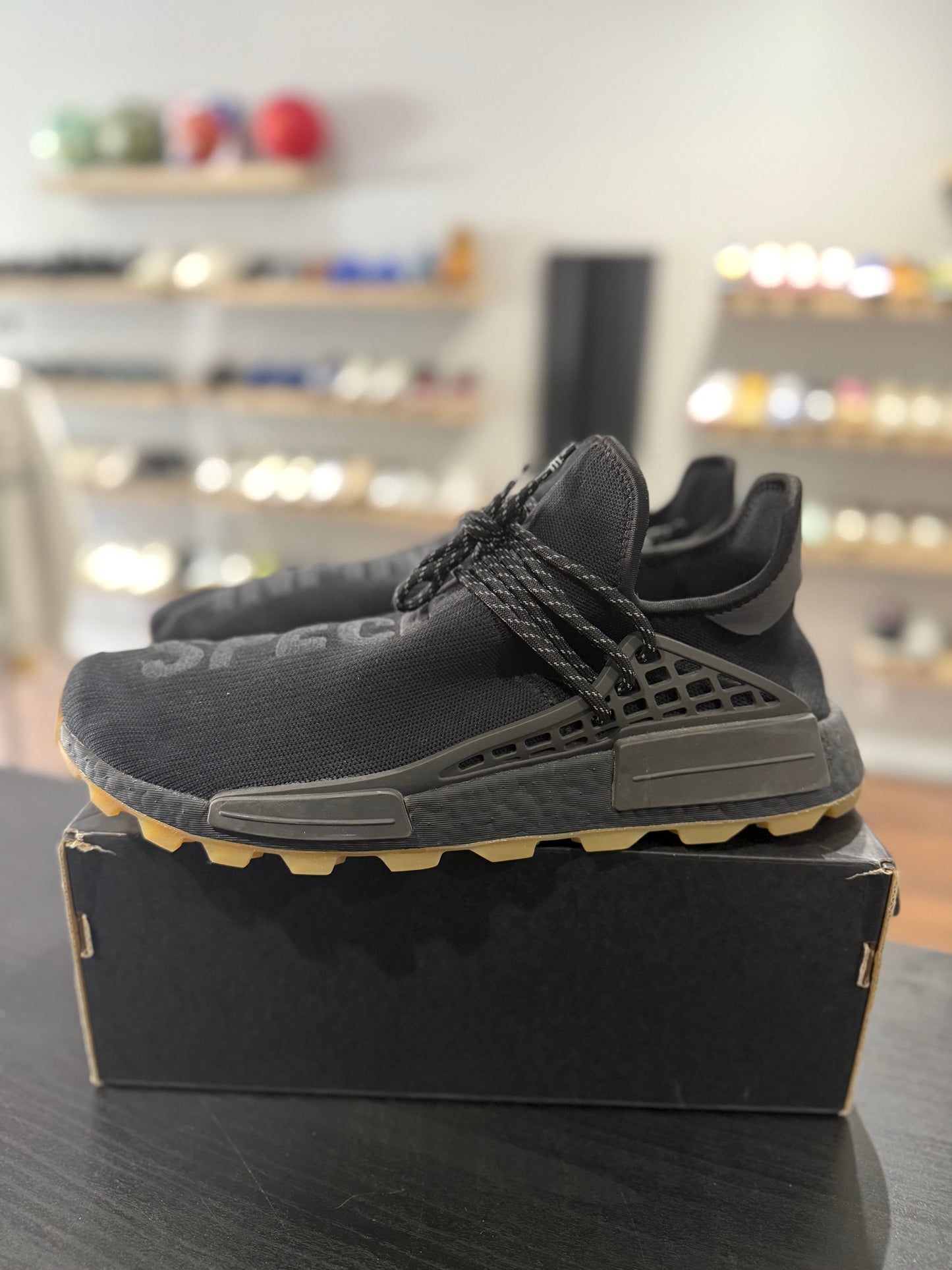 Now Is Her Time Black NMD Hu Trail Pharrell (Used)