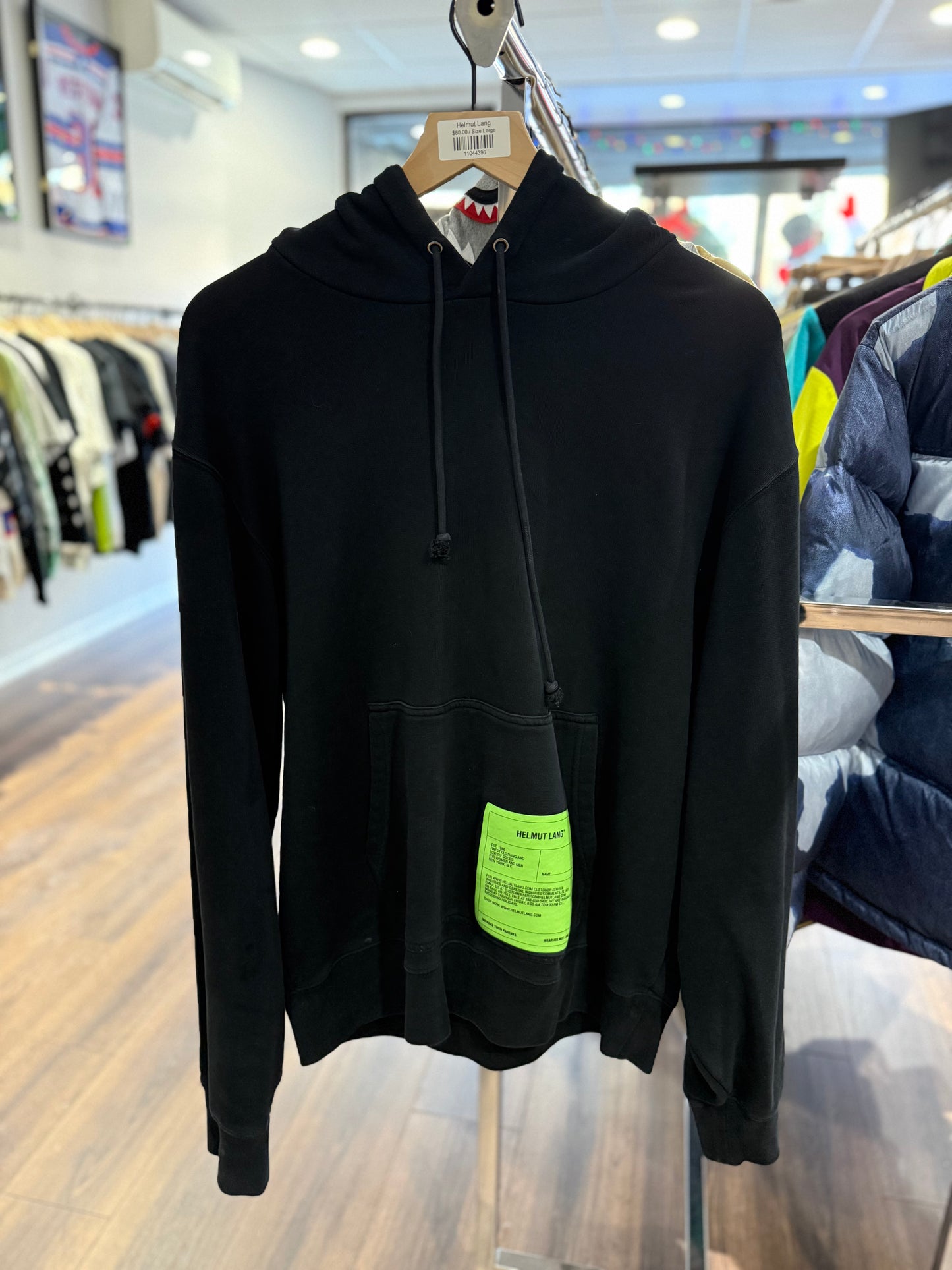 Helmut Lang Hoodie Black