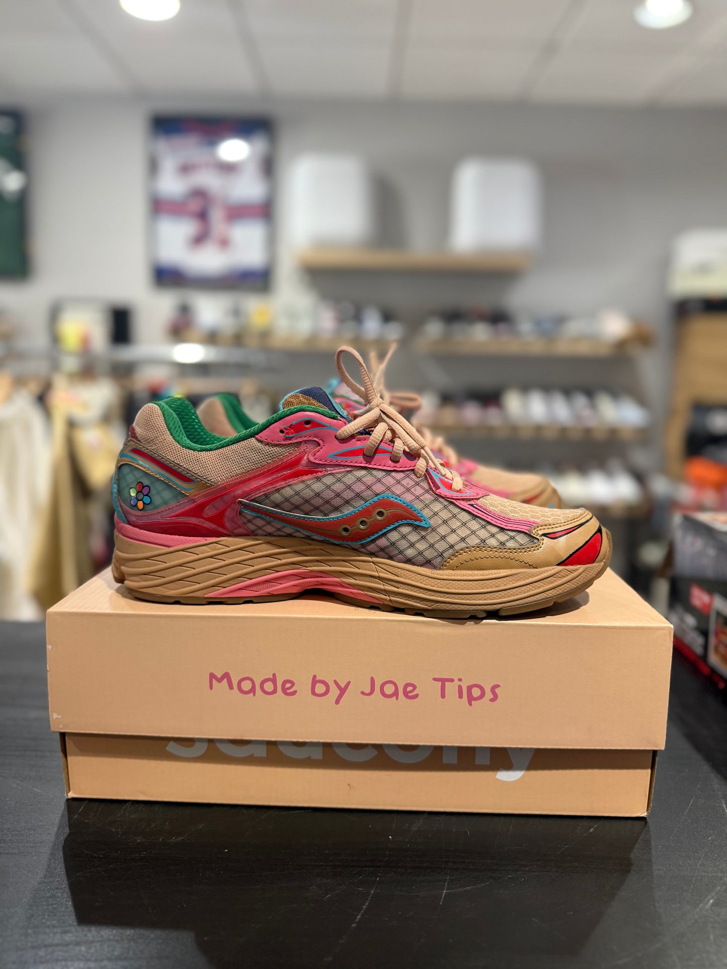 Jae Tips x Saucony ProGrid Omni 9 To Do List - Tan