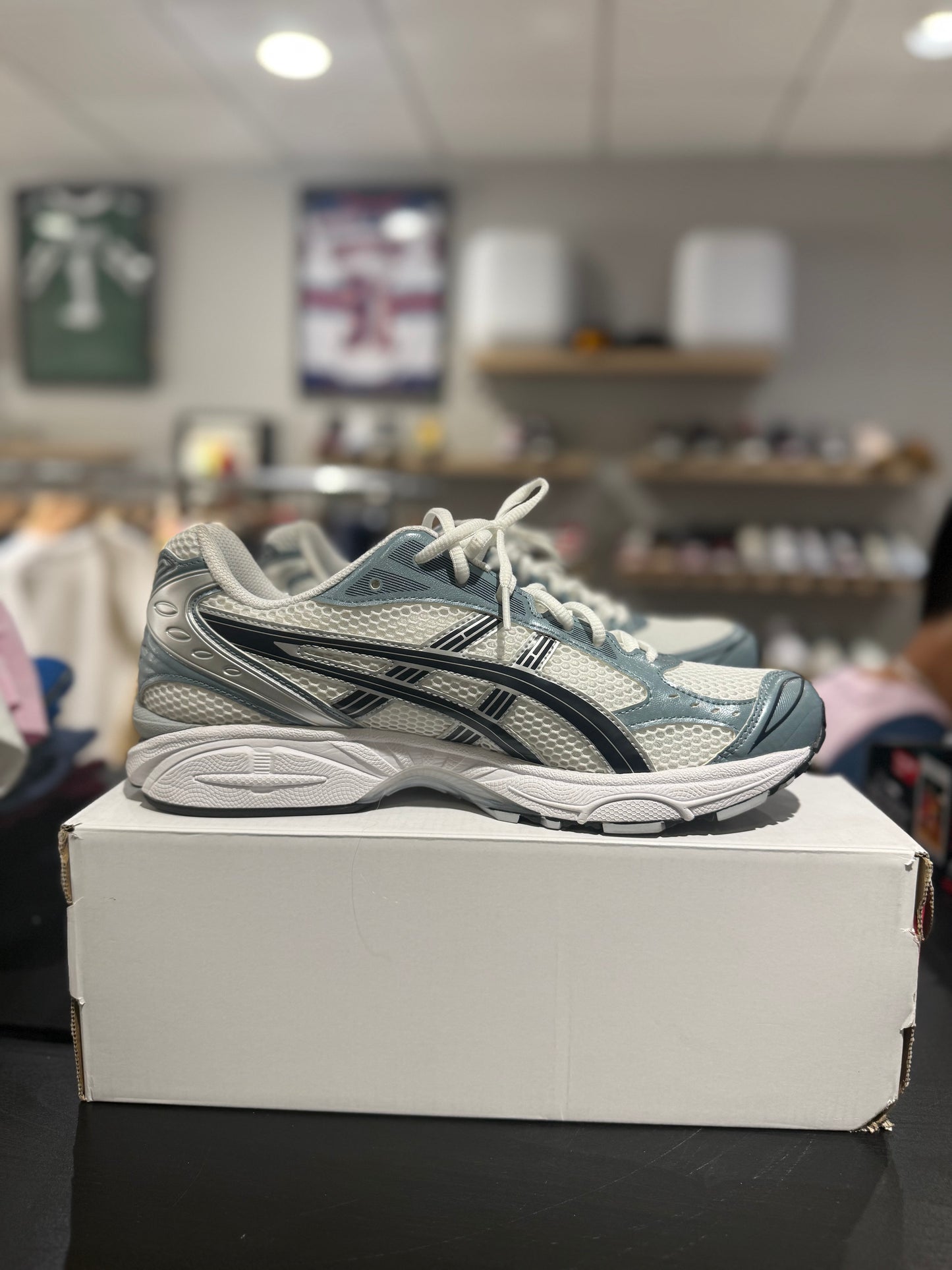 Asics Gel-Kayano 14 White Fjord Grey